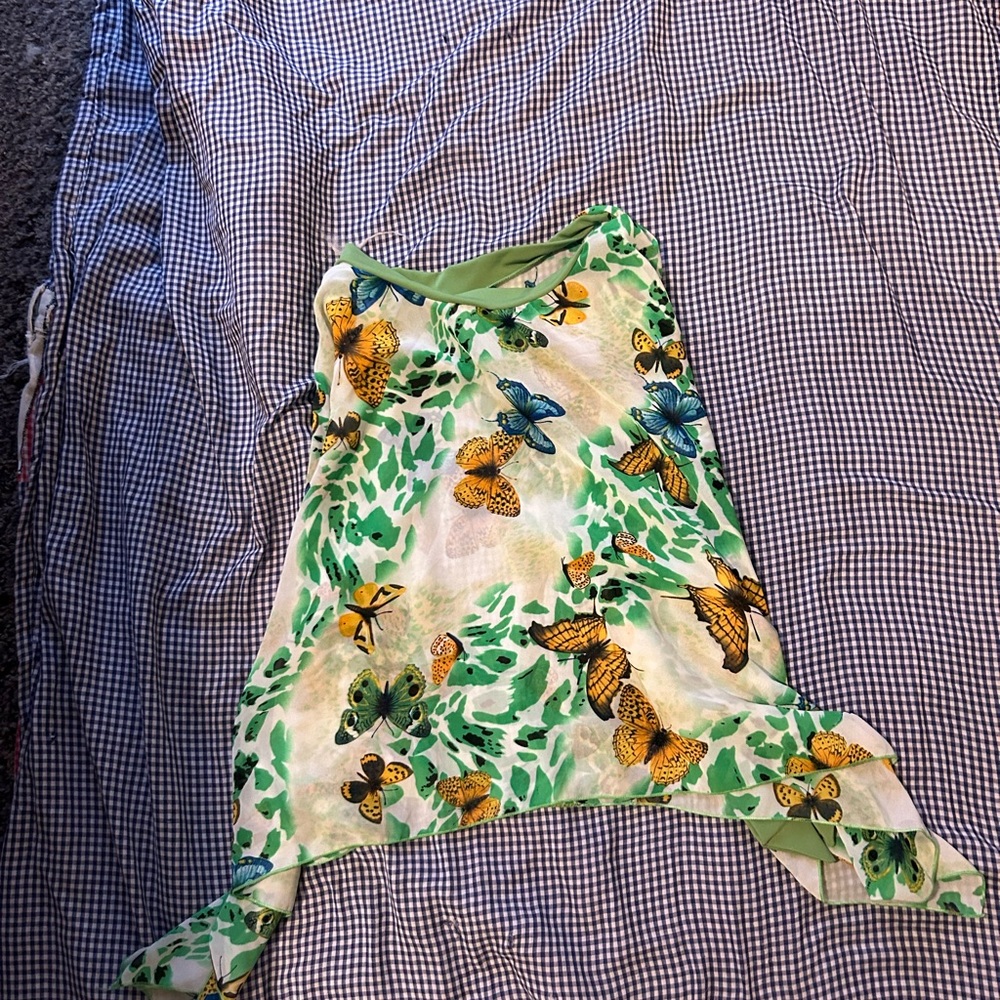 Wrap around swim suit skirt
